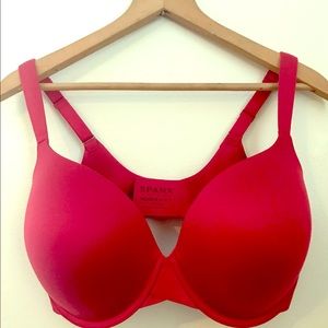 Spanx pillow cup 36DDD red bra
